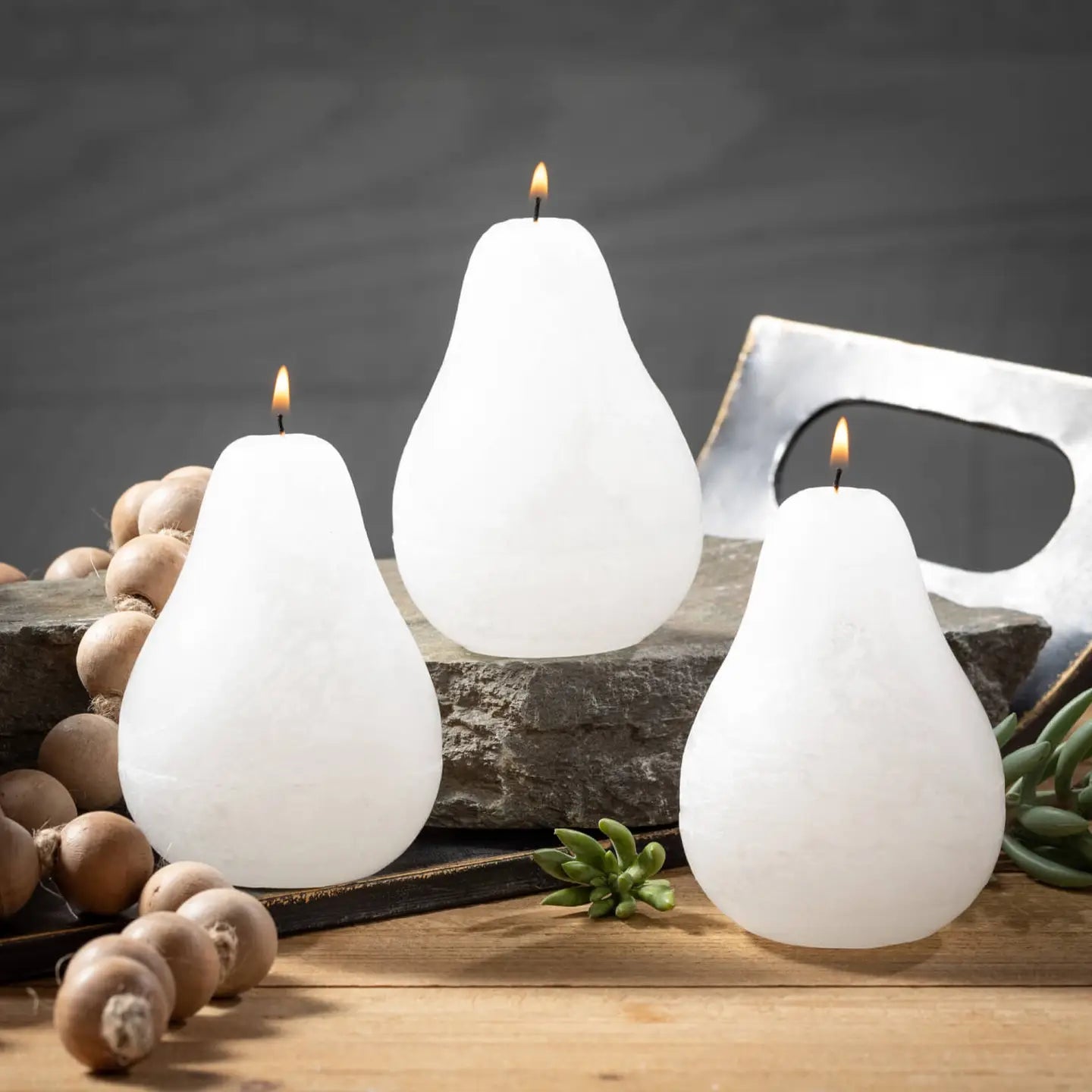 Pear Candle ~ 3 Colors to Choose From