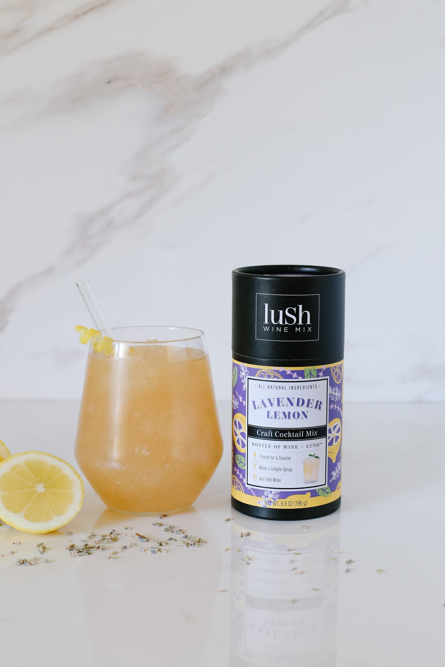 Lavender Lemon Organic Cocktails & Mocktails