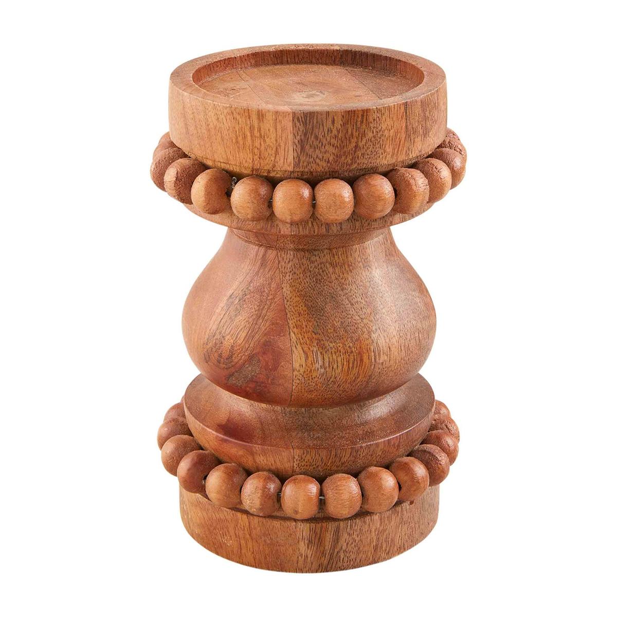 Short Beaded Candle Holders