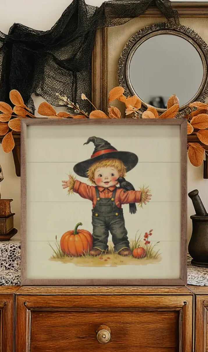 Cute Scarecrow Boy