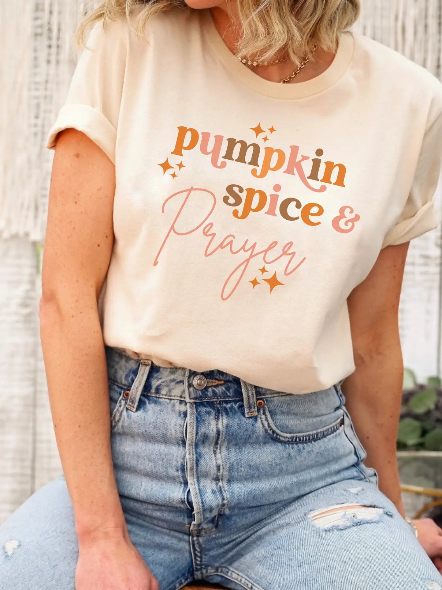 Pumpkin Spice and Prayer Shirt