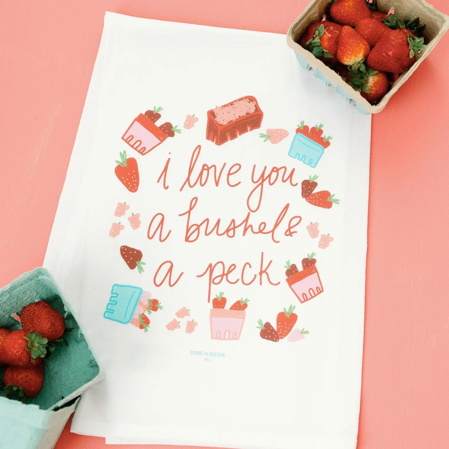 Bushel & A Peck Flour Sack Tea Towel