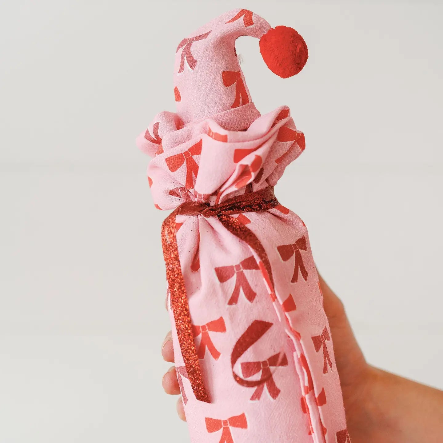 Red Bows Full Pattern Tea Towel