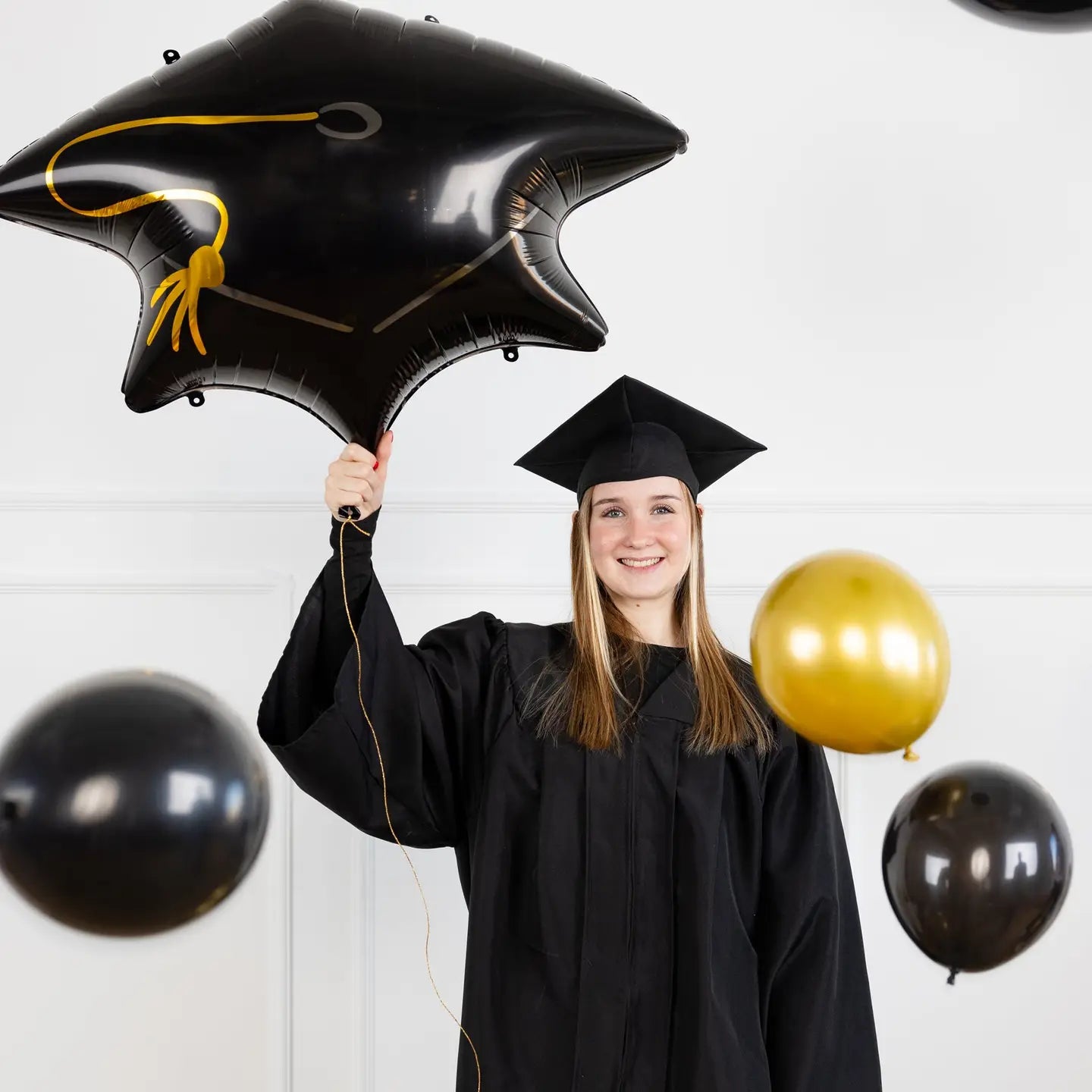 Grad Hat Mylar Balloon