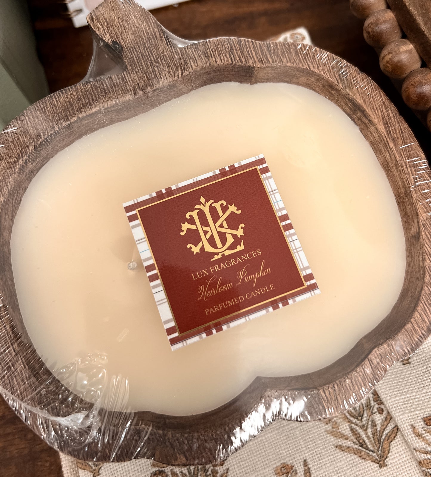 Heirloom Pumpkin Candle Bowl