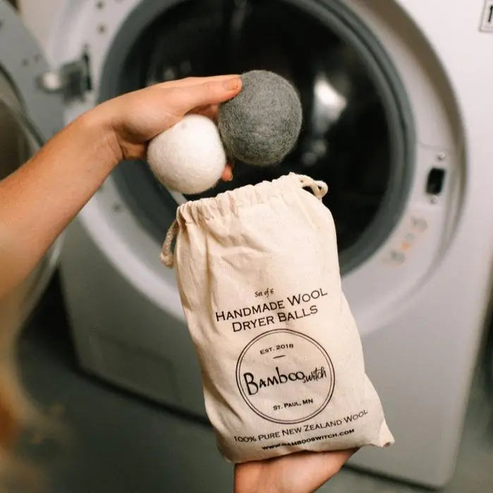 Organic Wool Dryer Balls ~ Set of 6