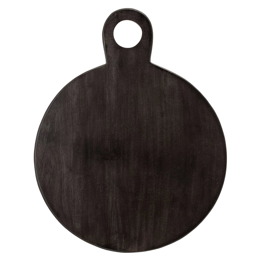 Acacia Wood Tray/Cutting Board ~ Black