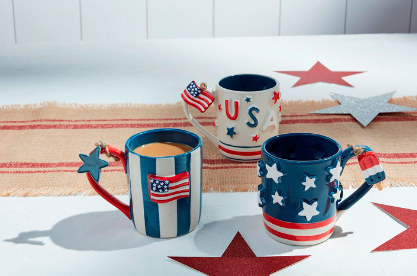 Americana Mug Set ~ 3 Styles to Choose From