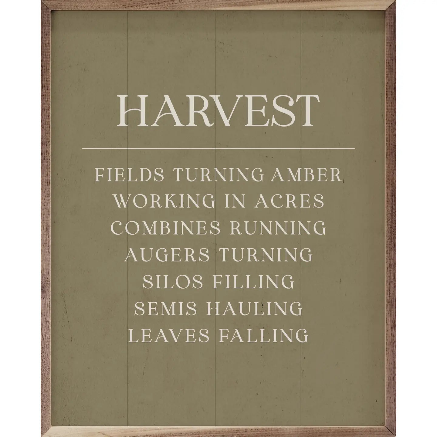 Harvest Fields Turning Amber Green Artwork