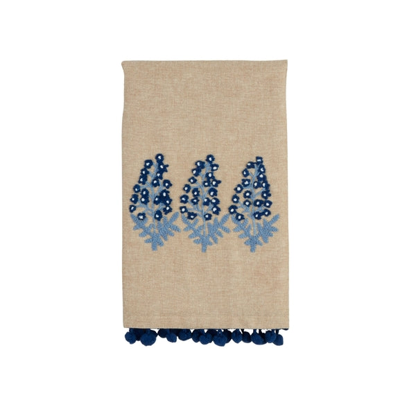 Floral Embroidered Towel ~ 4 Styles to Choose From