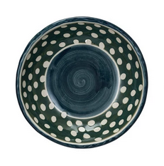 Two-Tone Hand-Painted Stoneware Bowl ~ 4 Styles