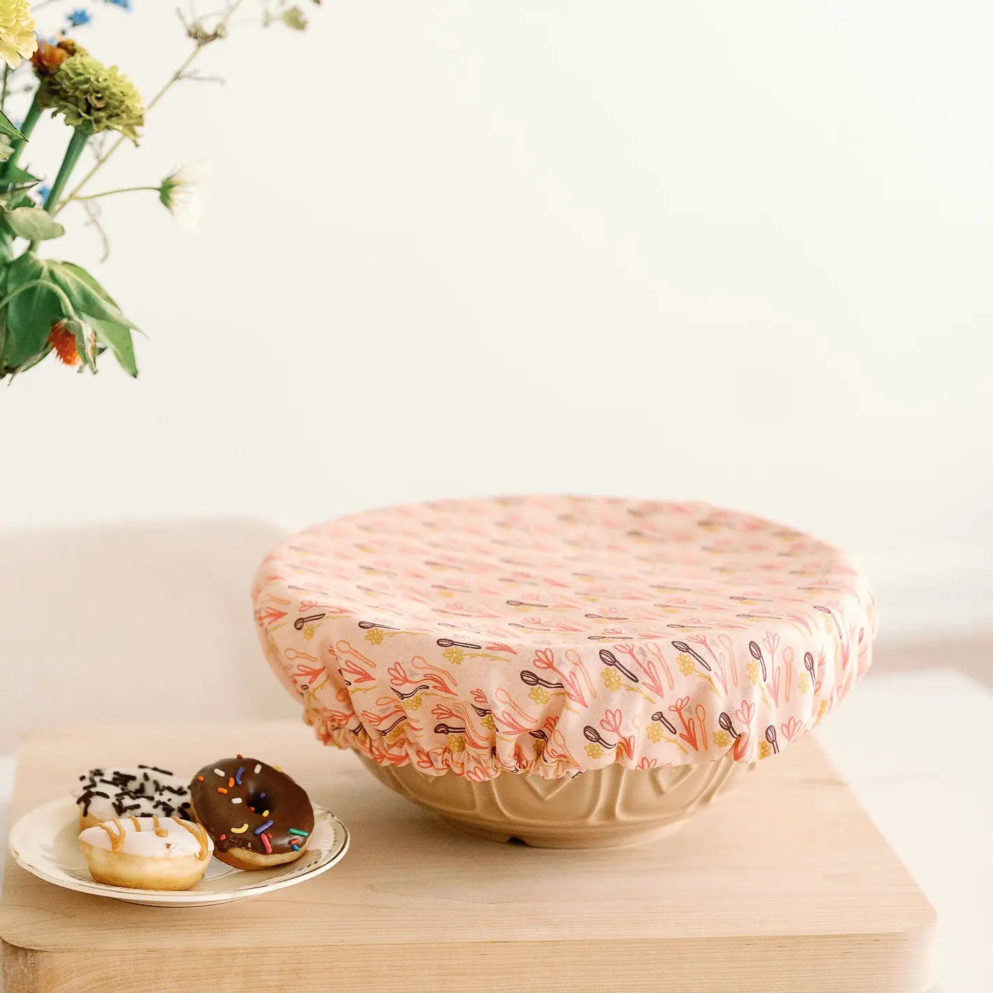 10.5" Bowl Cover | Dough Cover, Bread Baking ~ 2 Styles to Choose From