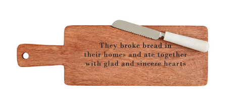 Broke Bread Board Set