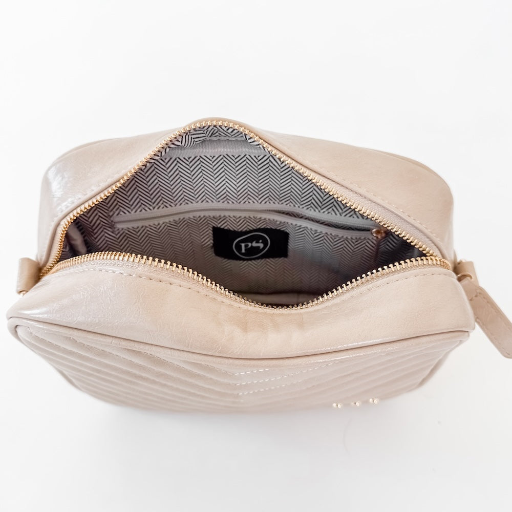Coco Quilted Camera Crossbody Bag