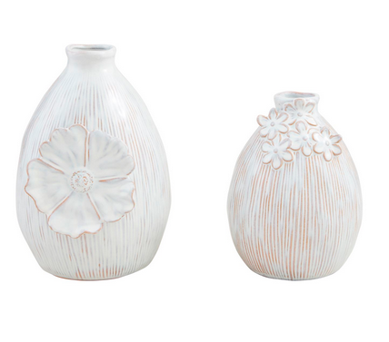 White Flower Vase ~ 2 Styles to Choose From