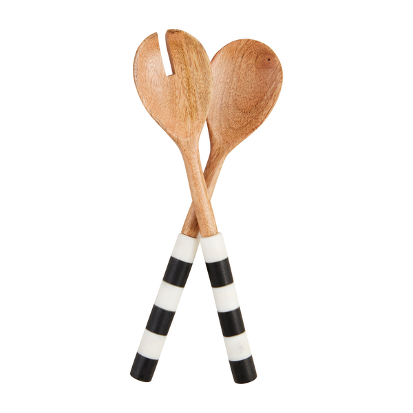 Striped Marble Serving Set