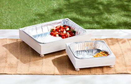 Aluminum Pan Holder ~ 2 to Sizes to Choose From