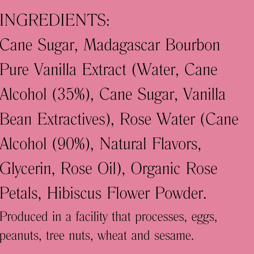 Finishing Sugar - Sweet Rose Water