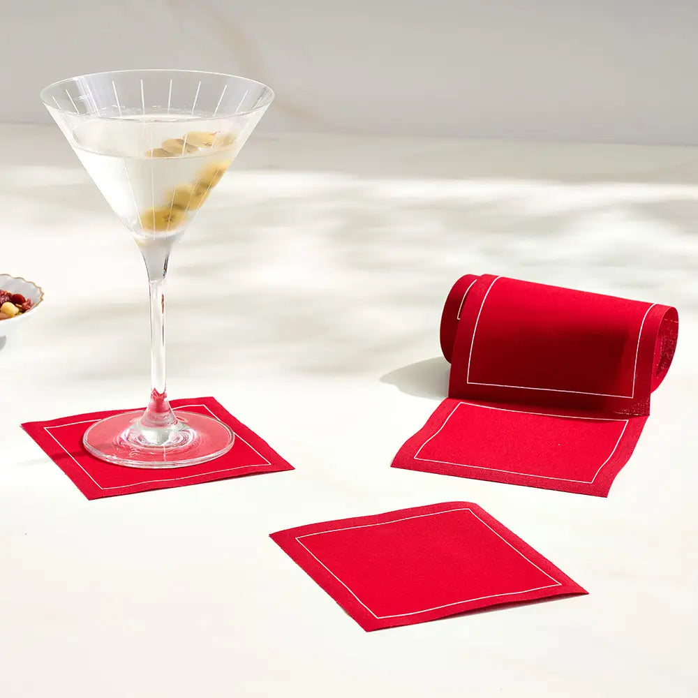 Cocktail Napkin Roll ~ Multiple Colors to Choose From