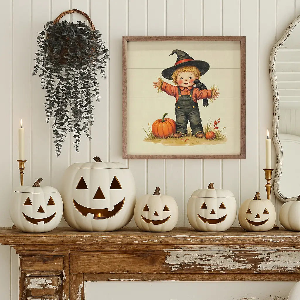 Cute Scarecrow Boy
