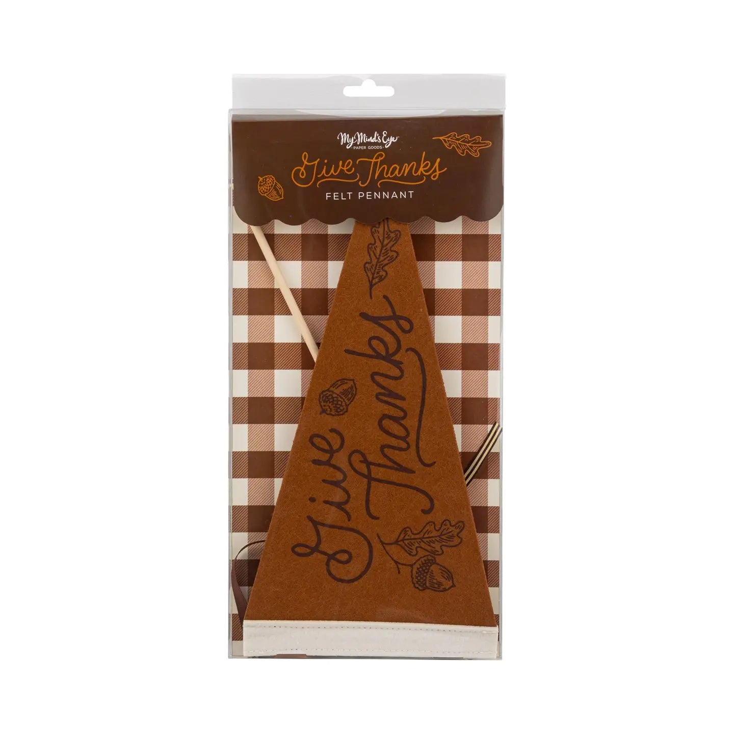 Give Thanks Felt Pennant