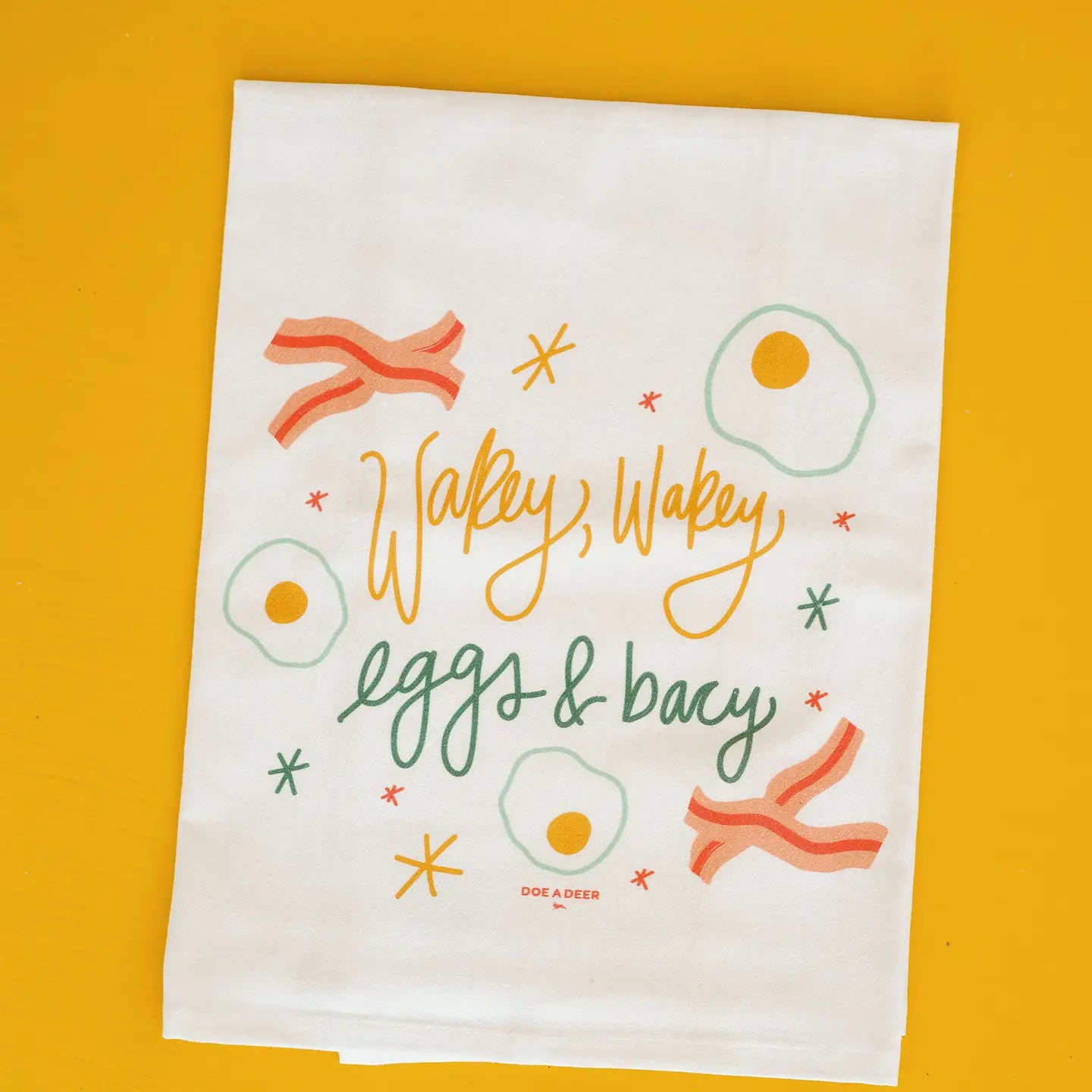 Wakey Wakey - Flour Sack Towel | Breakfast
