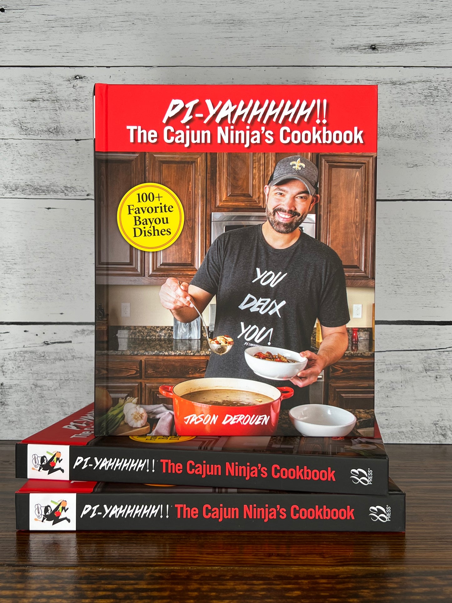 cookbook, cajun ninja, piyaaaaah, jason derouen, cajun cooking, the cajun ninja, cajun cuisine