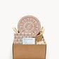 Bread Warmer & Basket Gift Set with Tea Towel - Vintage Flower