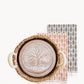 Bread Warmer & Basket Gift Set with Tea Towel - Tree of Life Round