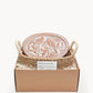 Bread Warmer & Basket - Lovebirds Oval