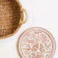 Bread Warmer & Basket Gift Set with Tea Towel - Lovebird Round
