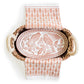 Bread Warmer & Basket Gift Set with Tea Towel - Lovebird Oval