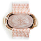 Bread Warmer & Basket Gift Set with Tea Towel - Tree of Life Oval