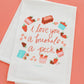Bushel & A Peck Flour Sack Tea Towel