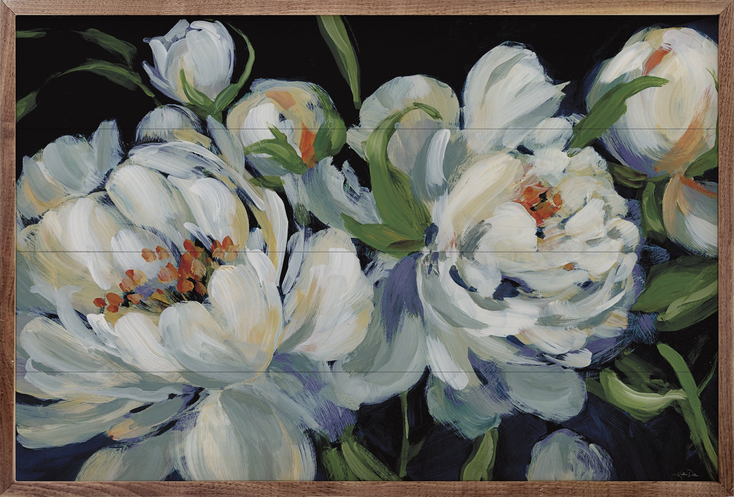 Peony Season I With Blue By Katrina Pete