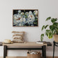 Peony Season I With Blue By Katrina Pete