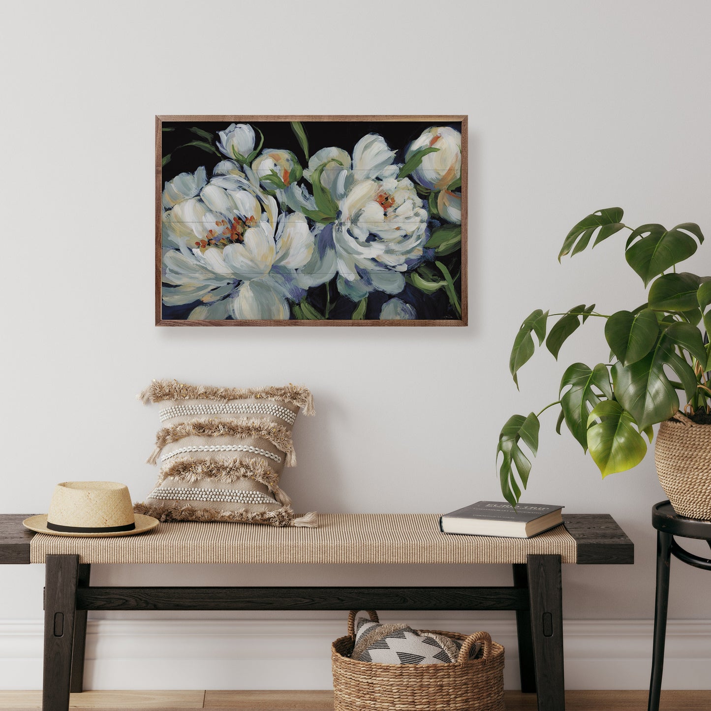 Peony Season I With Blue By Katrina Pete