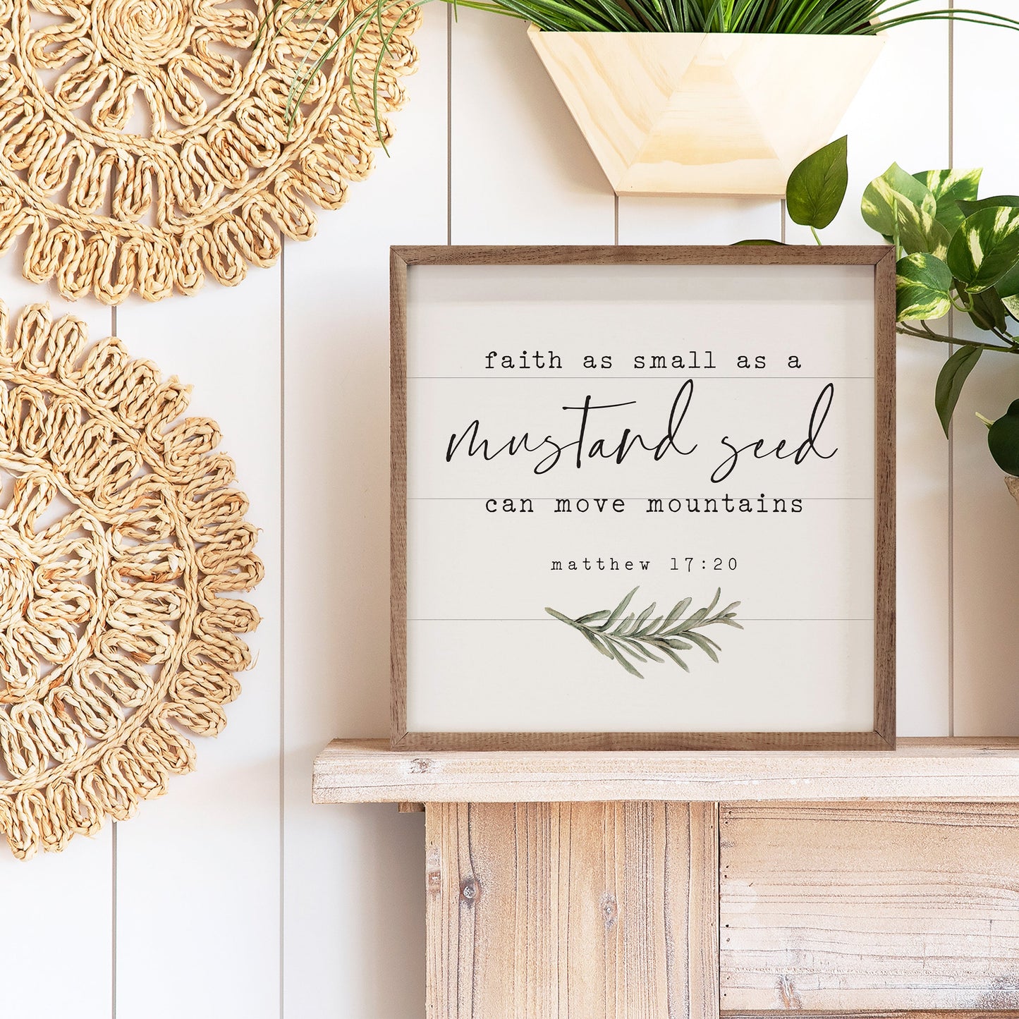 Mustard Seed Greenery Matthew 17:20