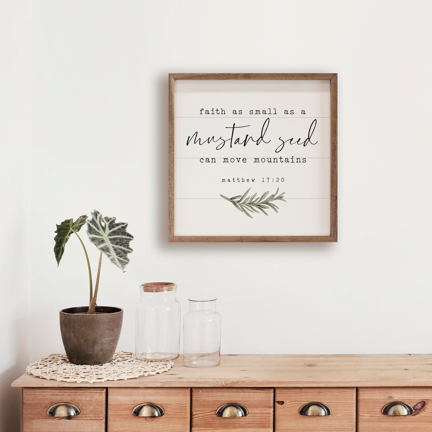 Mustard Seed Greenery Matthew 17:20