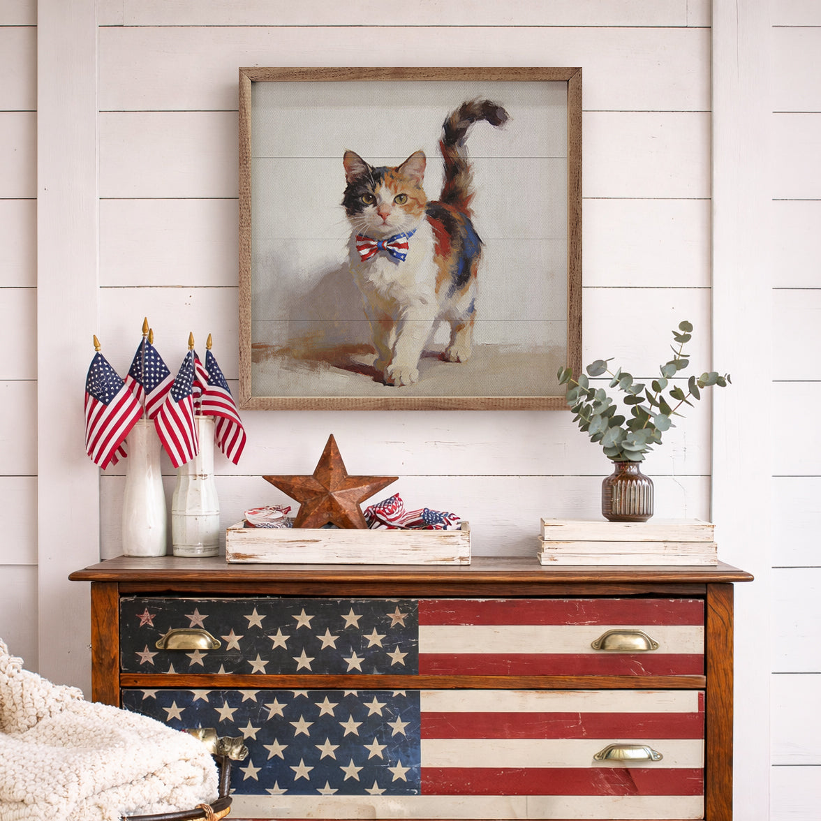 Patriotic Pets Calico Cat