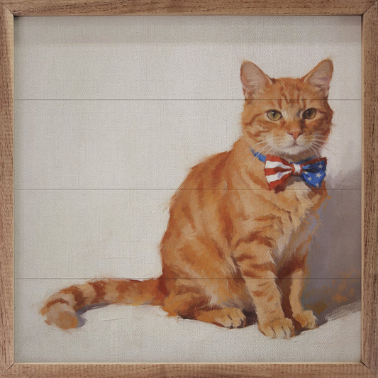 Patriotic Pets Orange Tabby Cat