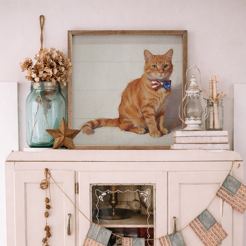 Patriotic Pets Orange Tabby Cat