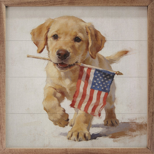 Patriotic Pets Yellow Lab