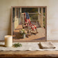 Patriotic Porch Rocking Chair