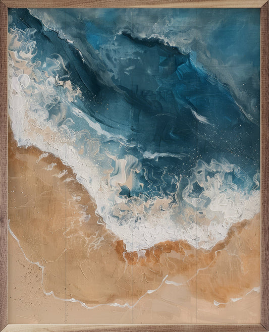 Foamy Beach II By Petals Prints Design