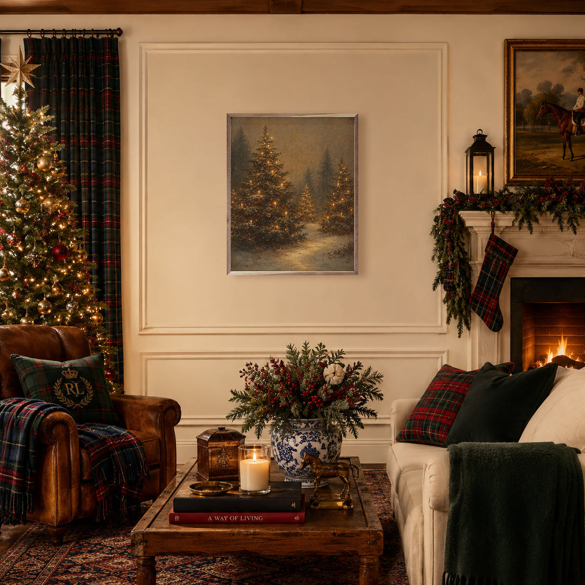 Lantern Glow Christmas Trees