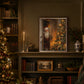 Santa At The Christmas Door