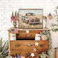 Rustic Americana Flag Truck