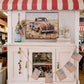 Rustic Americana Flag Truck