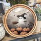 8" Round Ghostie Art